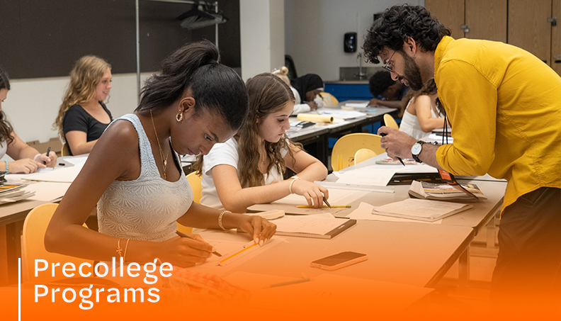 Students in the computer lab